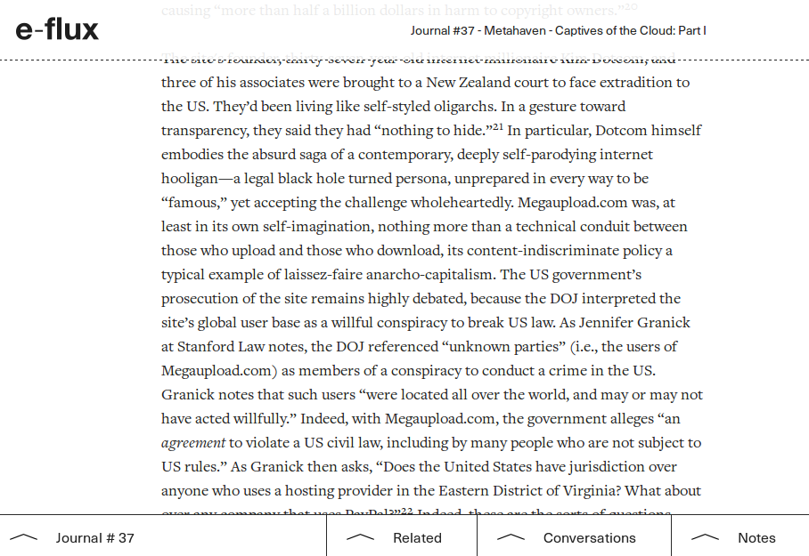 An essay by the Dutch studio Metahaven (2012)